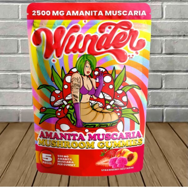 wunder amanita muscaria mushroom gummies 2500mg wunder amanita muscaria mushroom gummies 2500mg